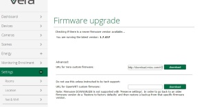 UI7 Firmware upgrade